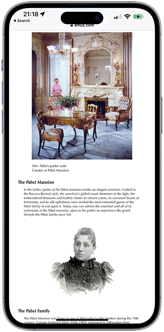 Curated Experiences Screenshot